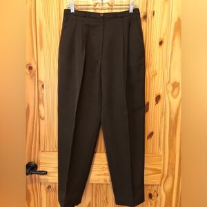 Wool Blend Brown Lined Slacks